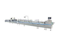 High speed box gluing machine